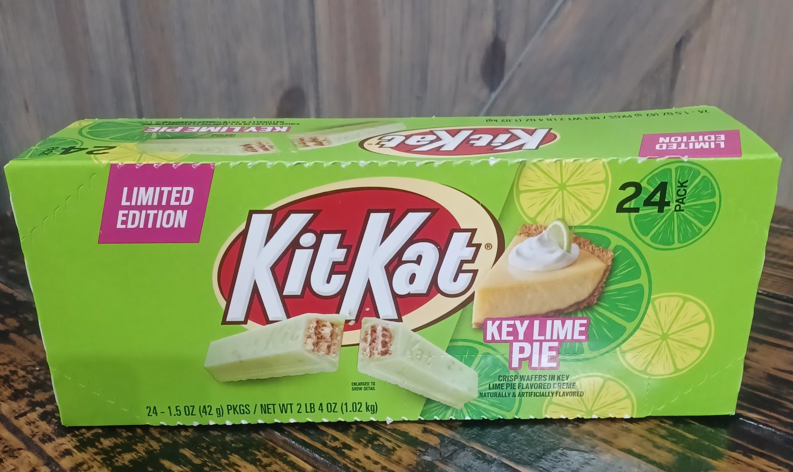 Rare Kit Kat Key Lime Pie 24-PACK LTD EDITION (Discontinued + Sealed + Cooled)
