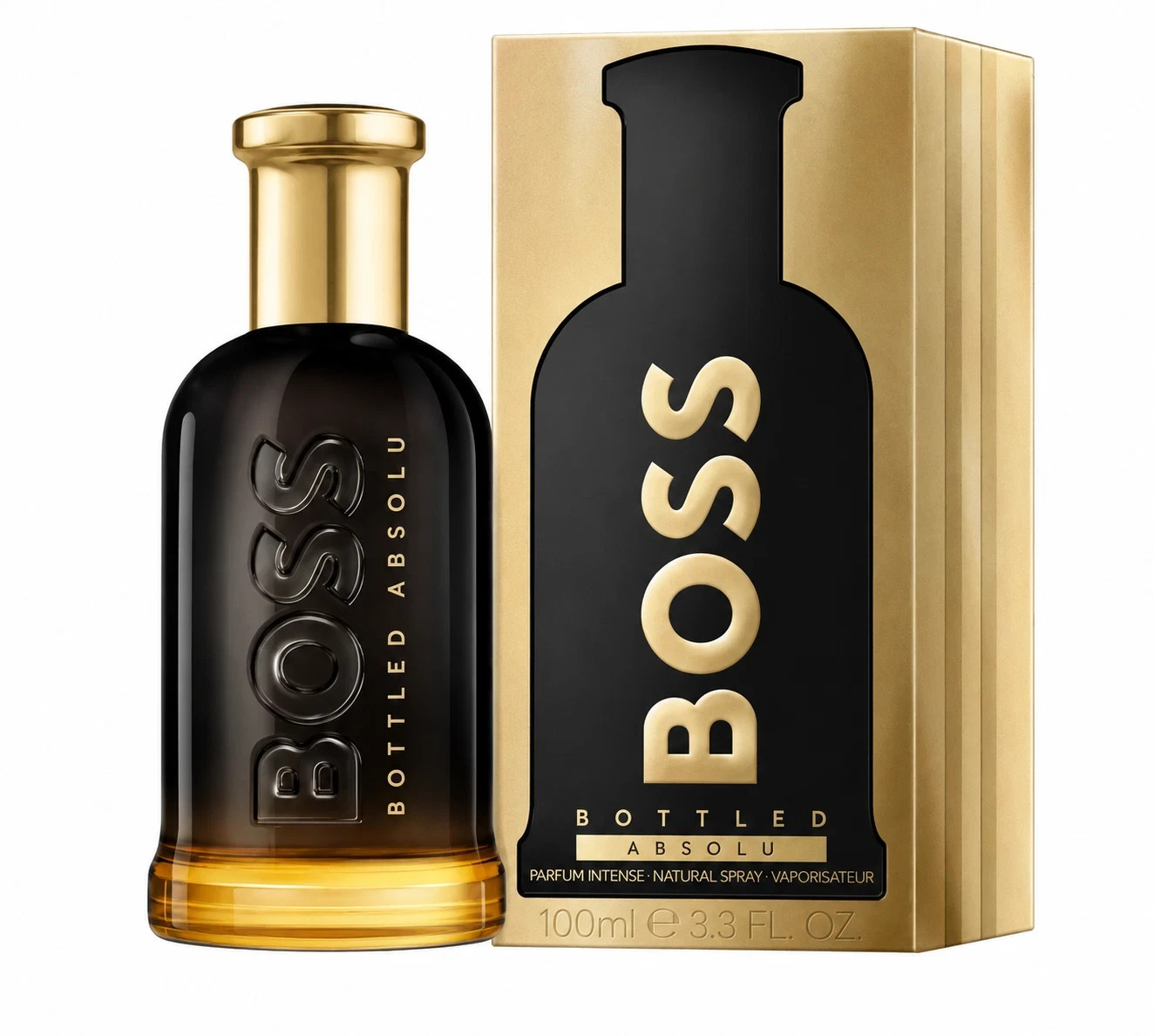 HUGO BOSS Bottled Absolu Parfum Intense Spray for Men 3.3 oz / 100 ml New In Box