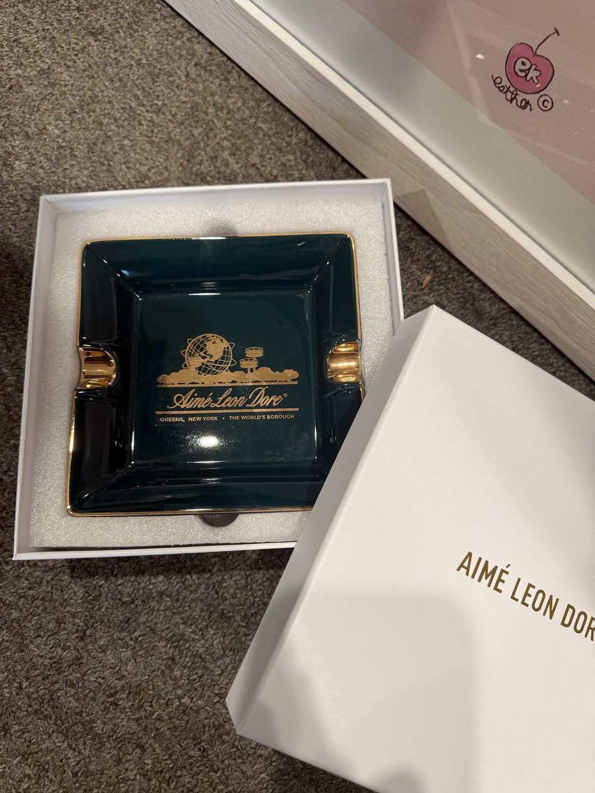 Aimé Leon Dore Green Unisphere Ashtray Aimé Leon Dore Green Unisphere Ashtray