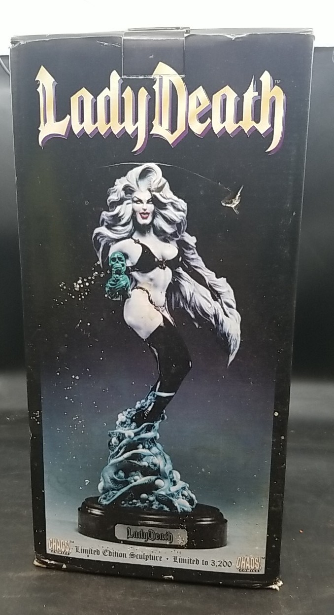 Limited Edition Lady Death Sculpture Statue Chaos Comics  XXX/3200