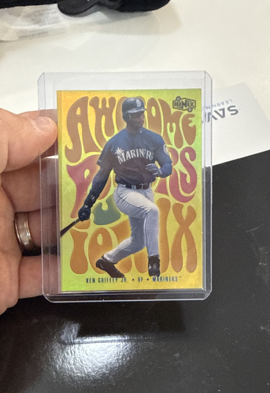 2000 Upper Deck Ionix - Awesome Powers Ken Griffey Jr #AP1 2000 Upper Deck Ionix - Awesome Powers Ken Griffey Jr #AP1