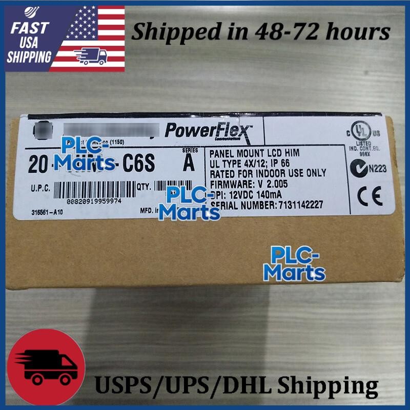 20-HIM-C6S Panel Mount LCD Motor Control 20HIMC6S New Allen-Bradley US Free Tax 20-HIM-C6S Panel Mount LCD Motor Control 20HIMC6S New Allen-Bradley US Free Tax