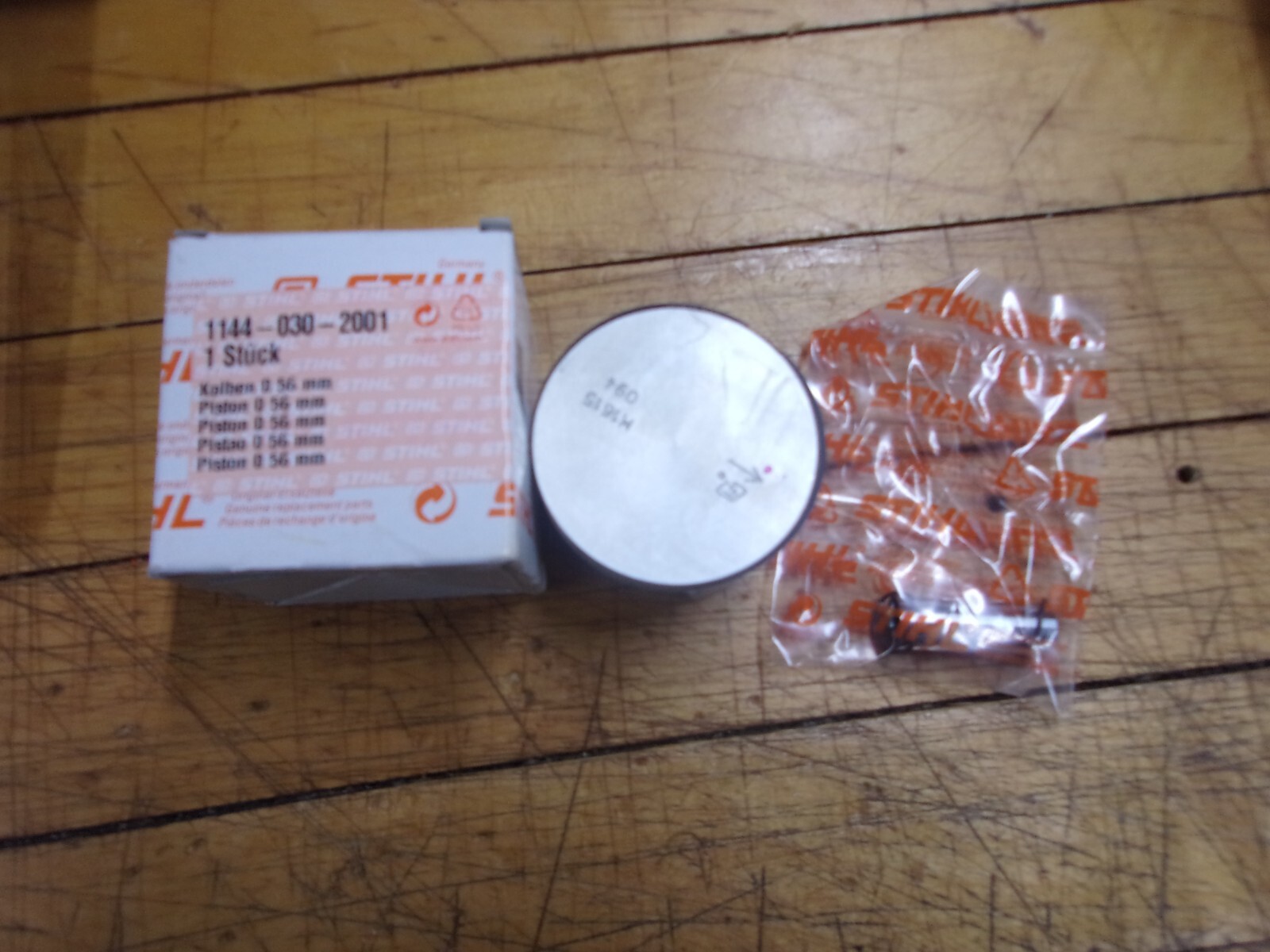 Stihl OEM Piston & Rings 56mm MS661 MS 661  1144-030-2001 Wrist Pin #GM-S11C1