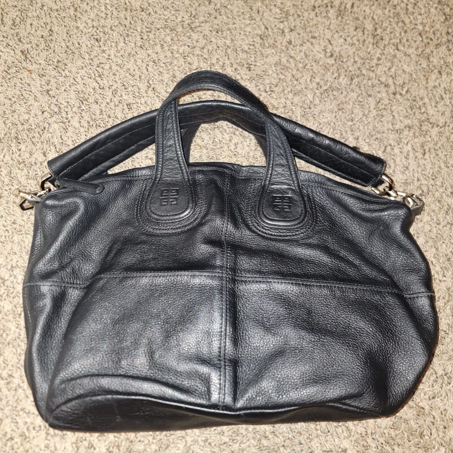 Givenchy Nightingale Black Leather Bag