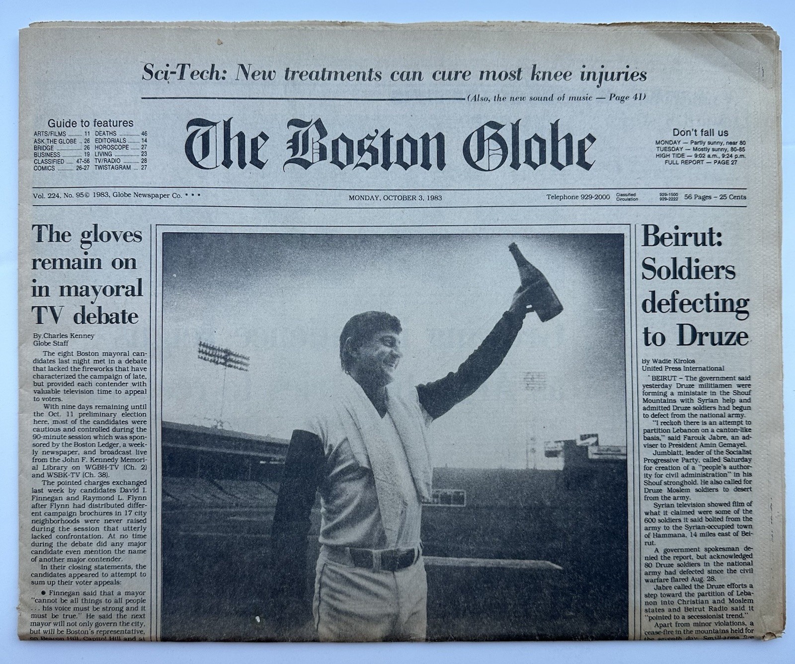 The Boston Globe October 3, 1983 Carl \