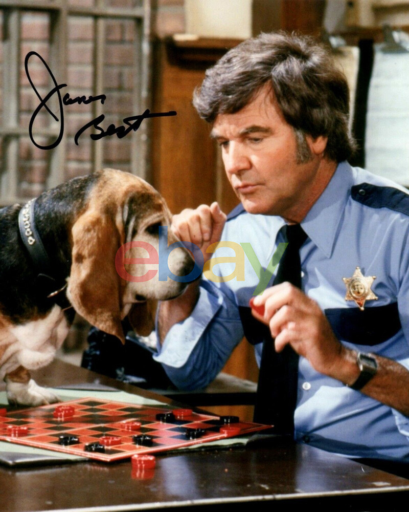 JAMES BEST ROSCO ON THE DUKES OF HAZZARD AUTOGRAPHED 8X10 PHOTO reprint JAMES BEST ROSCO ON THE DUKES OF HAZZARD AUTOGRAPHED 8X10 PHOTO reprint