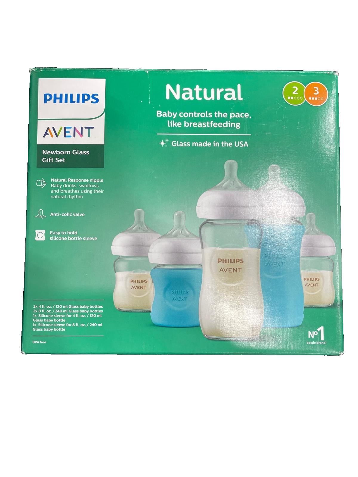 Philips Avent Natural Newborn Glass Gift Set 7 Pieces