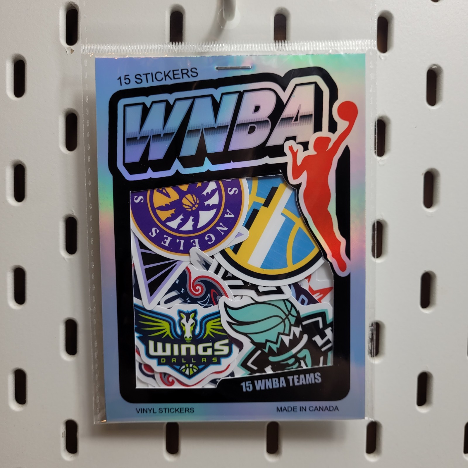 WNBA All Teams Sticker Pack 2026 (15 Teams) Toronto Portland Expansion Vinyl Dec