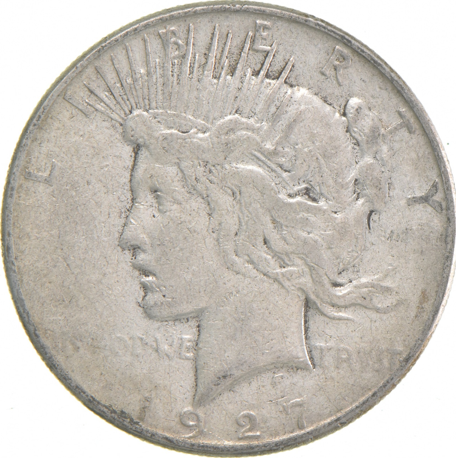 1927-S Peace US Silver Dollar - 90% San Francisco Minted