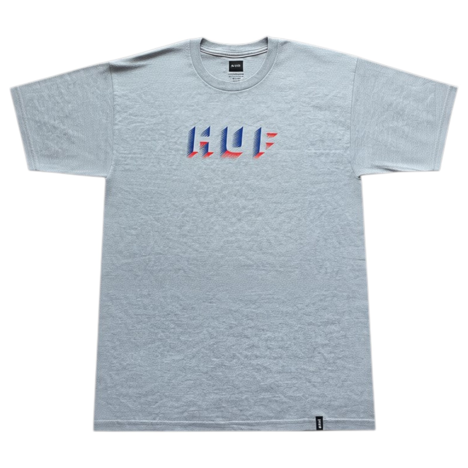 Men\'s HUF Worldwide LOGO S/S Streetwear Gray Premium Y2K T-Shirt Tee Large Men\'s HUF Worldwide LOGO S/S Streetwear Gray Premium Y2K T-Shirt Tee Large