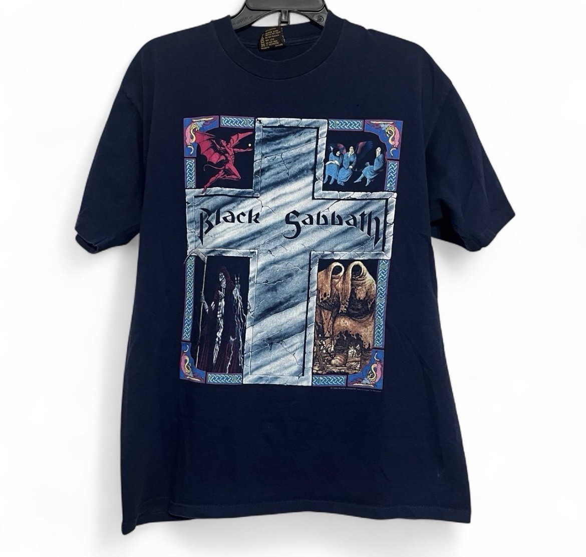 Vintage 1992 Black Sabbath Ozzy Osbourne Dehumanizer Tour T Shirt Brockum XL