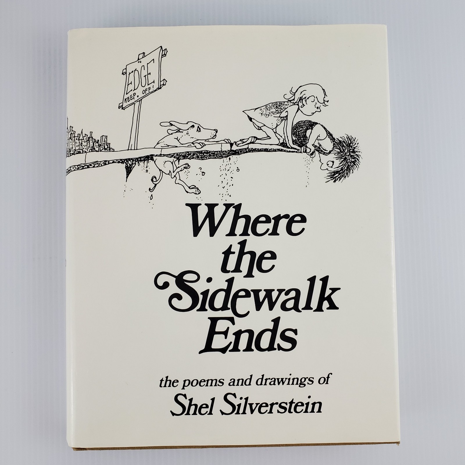 Where the Sidewalk Ends by Shell Silverstein 1974 1st Ed 1st Print HC DJ READ