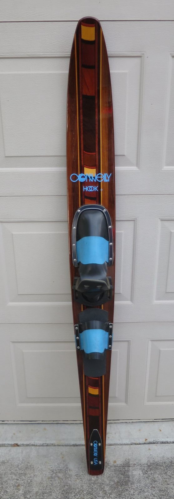*RARE* Vintage Inlaid Wood Connelly Hook 65 Slalom Waterski - Maherajah Era MINT