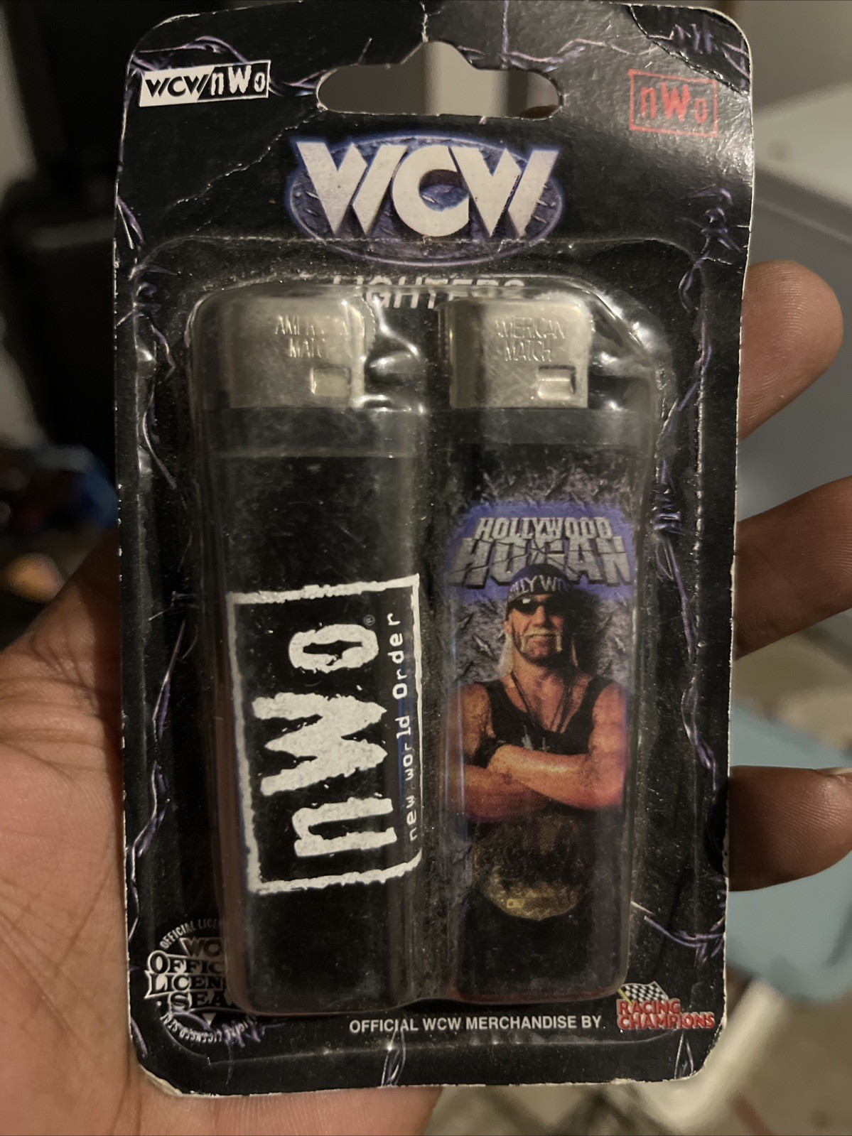 VINTAGE 1998 WCW NWO HULK HOGAN LIGHTERS RARE VINTAGE 1998 WCW NWO HULK HOGAN LIGHTERS RARE