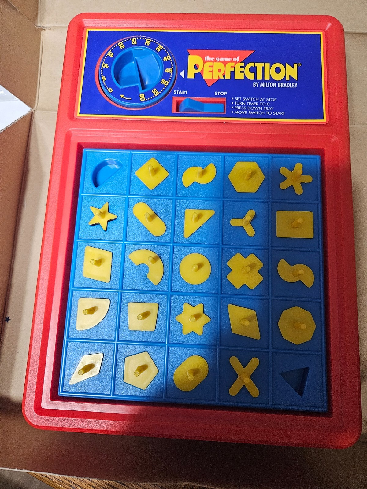 1998 Perfection Game by Milton Bradley Working in Great Cond 1998 Perfection Game by Milton Bradley Working in Great Cond