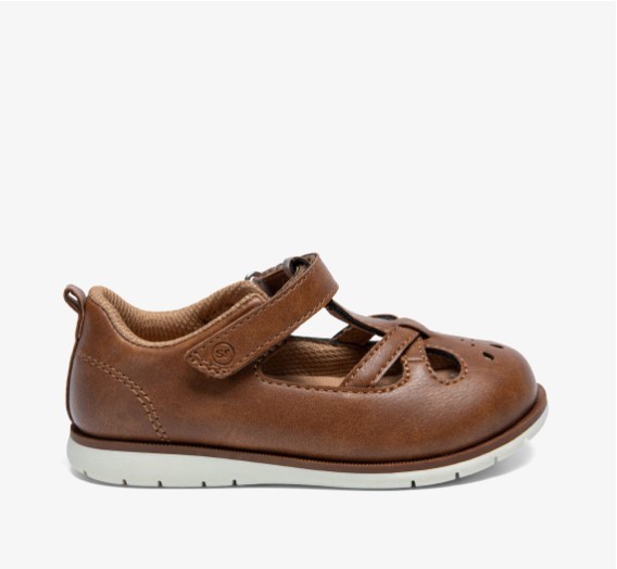 [BIG SALE] Stride Rite 360 Lacey Mary Jane Little Kid Tan Washable Width M/W