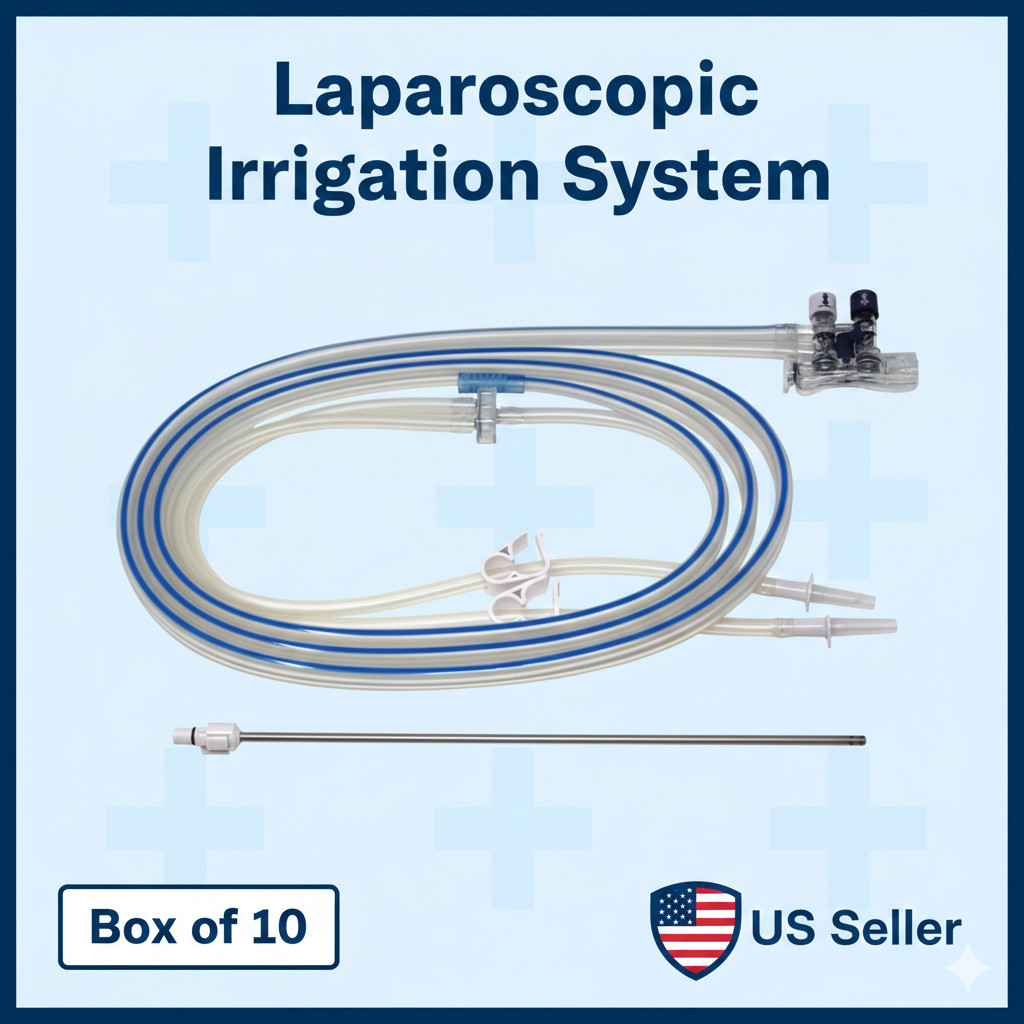 Laparoscopic Suction Irrigation System Disposable Sterile Surgical Instrument