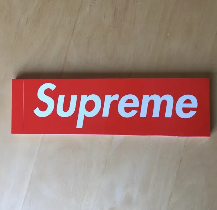Supreme Box Logo Sticker Red Authentic Brand New  Ships Same Day ✉️