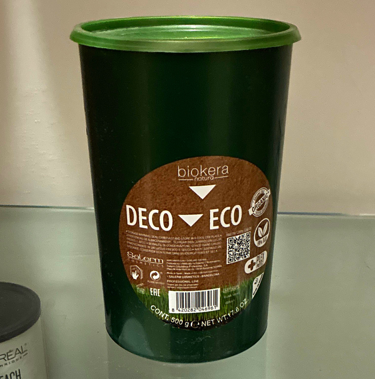 Salerm Biokera Natura Deco Eco Hair Bleach Powder Organic White 500 g