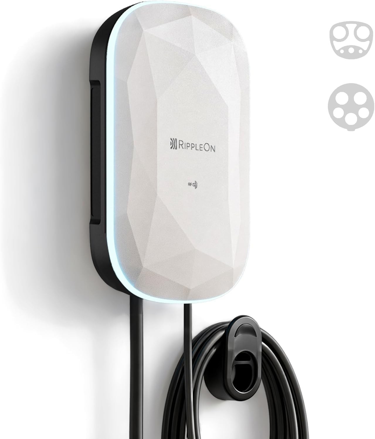RIPPLEON Level 2 EV Charger 48 Amp ROC002 Hardwired 240V Home Electric Charger RIPPLEON Level 2 EV Charger 48 Amp ROC002 Hardwired 240V Home Electric Charger