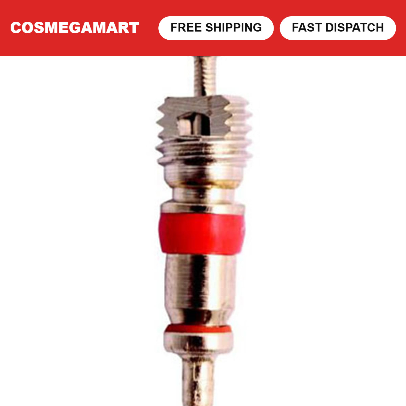 Tire Valve Core Set - 100 Pack, Durable Replacement for Cars & Trucks, Easy Inst Tire Valve Core Set - 100 Pack, Durable Replacement for Cars & Trucks, Easy Inst