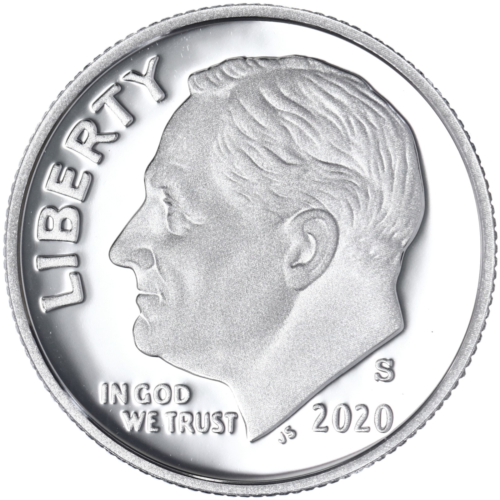 2020 S Roosevelt Dime Gem DCam Proof 99.9% Silver