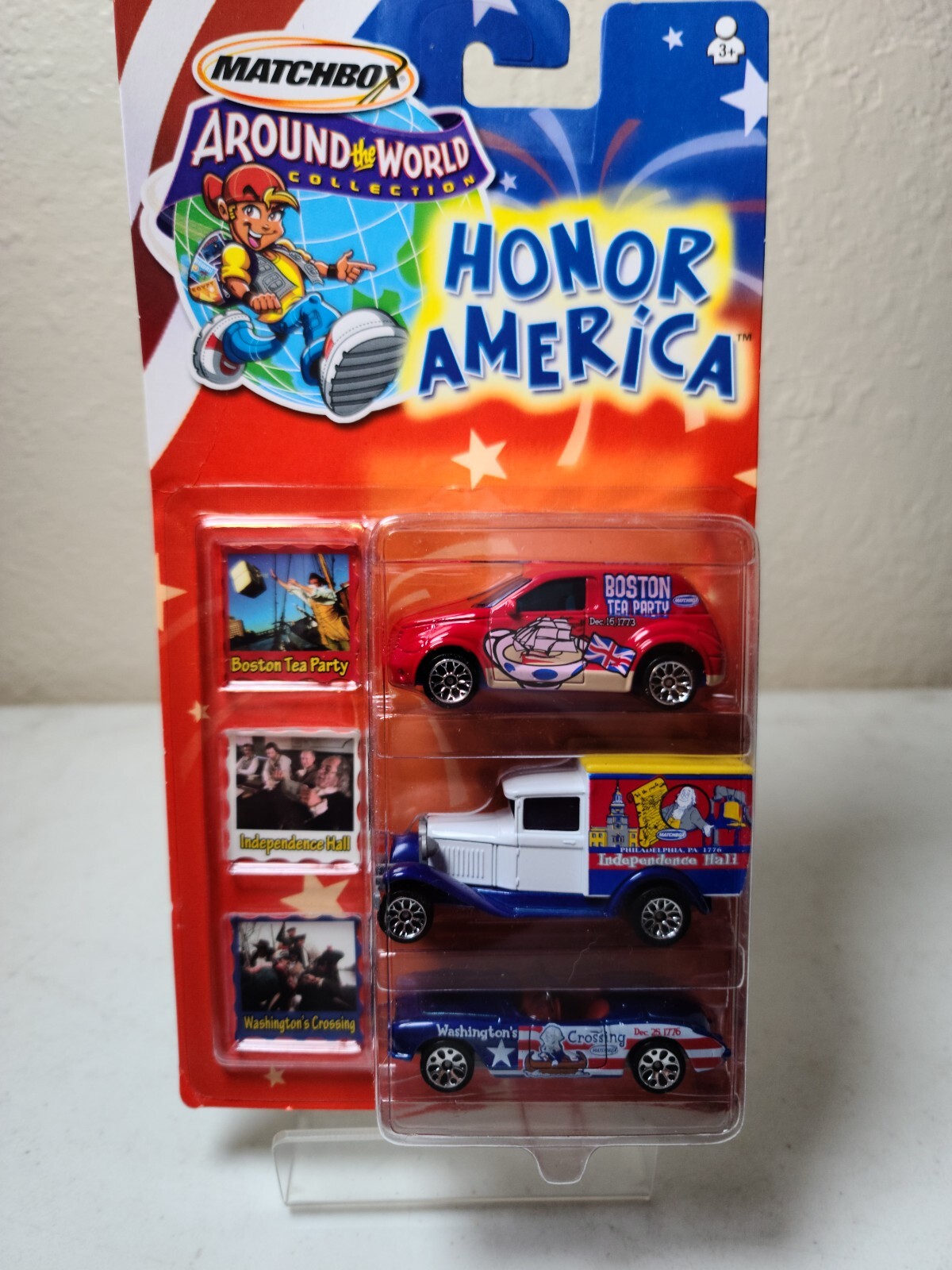 2003 Matchbox Around The World Collection Honor America 3 Pack Die-Cast Cars.