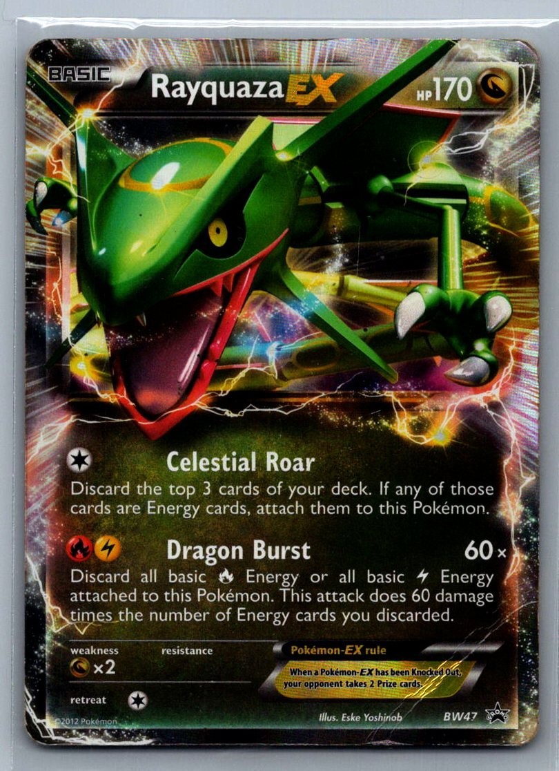 Rayquaza EX -BW47 2011 Black And White Promo BW47 Promo Holo