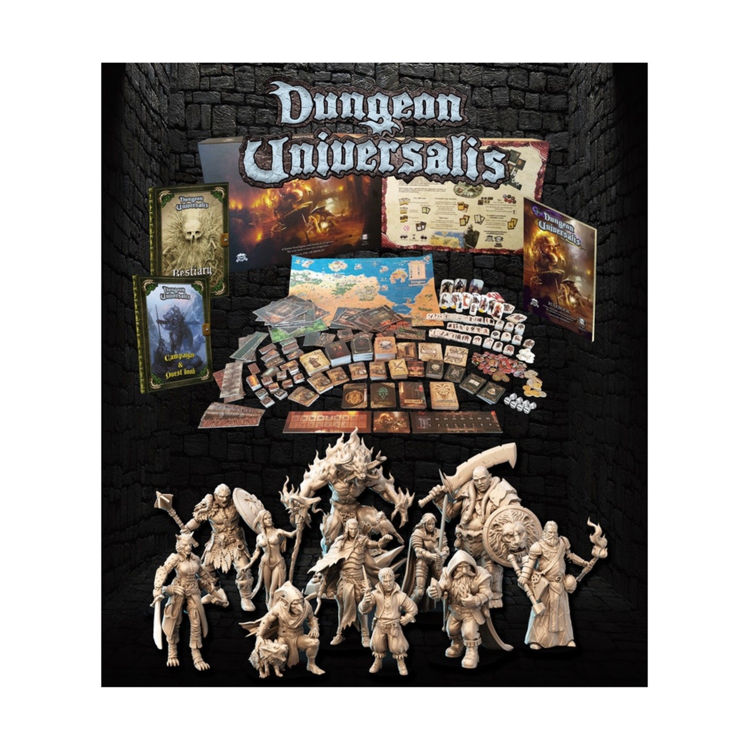 Ludic Drag Board Game Dungeon Universalis (Lord of Dun Kickstarter Box Fair/EX Ludic Drag Board Game Dungeon Universalis (Lord of Dun Kickstarter Box Fair/EX