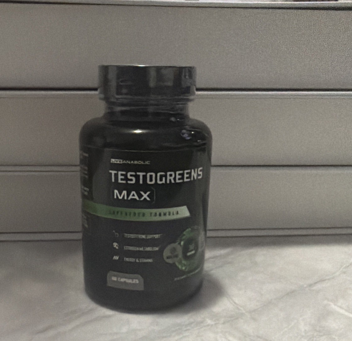Live Anabolic TestoGreens Max Men’s Daily Greens Capsule Supplement BB:07/2028 Live Anabolic TestoGreens Max Men’s Daily Greens Capsule Supplement BB:07/2028