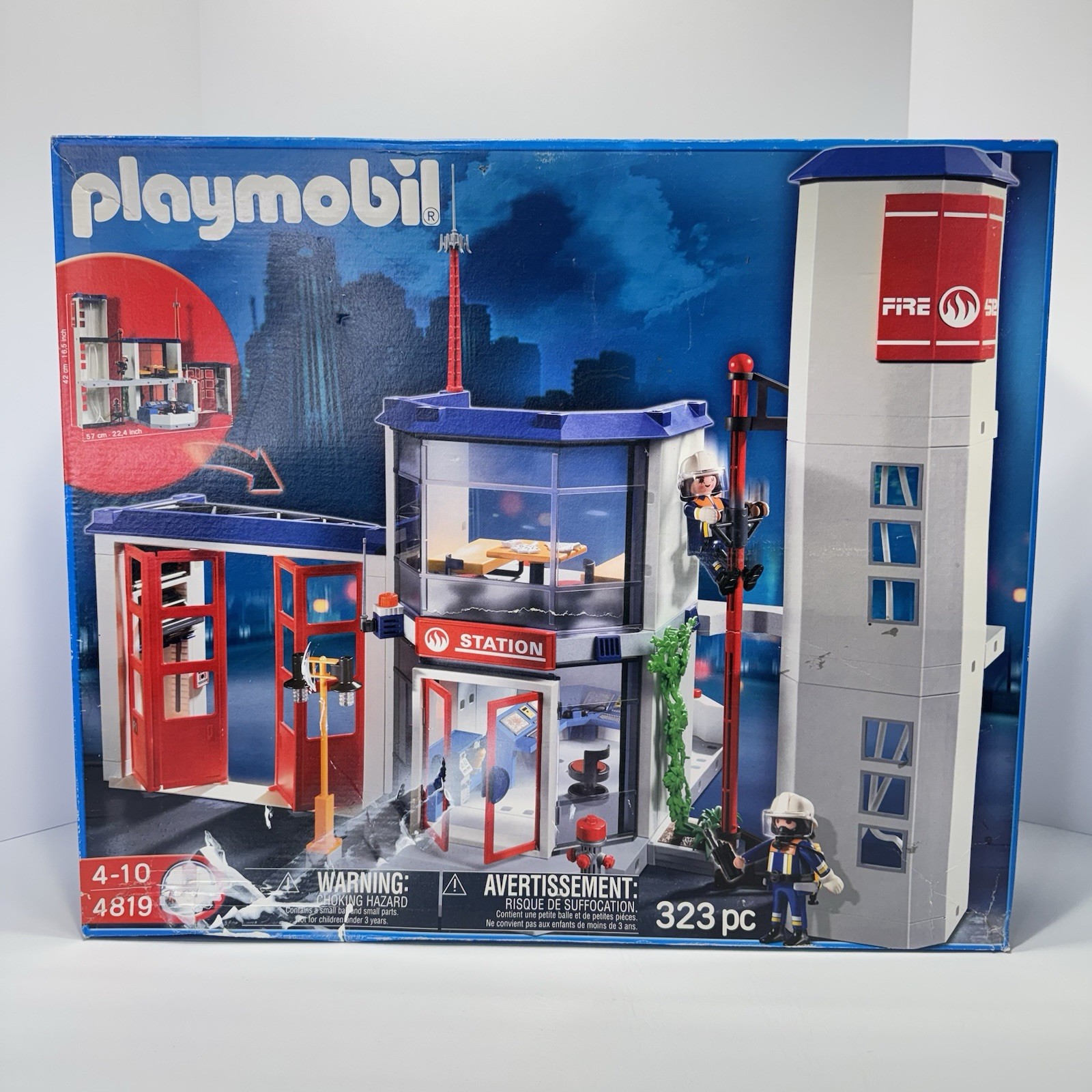 PLAYMOBIL Fire Station Emergency Fighters 3 Story Building Playset 4819 NIB PLAYMOBIL Fire Station Emergency Fighters 3 Story Building Playset 4819 NIB