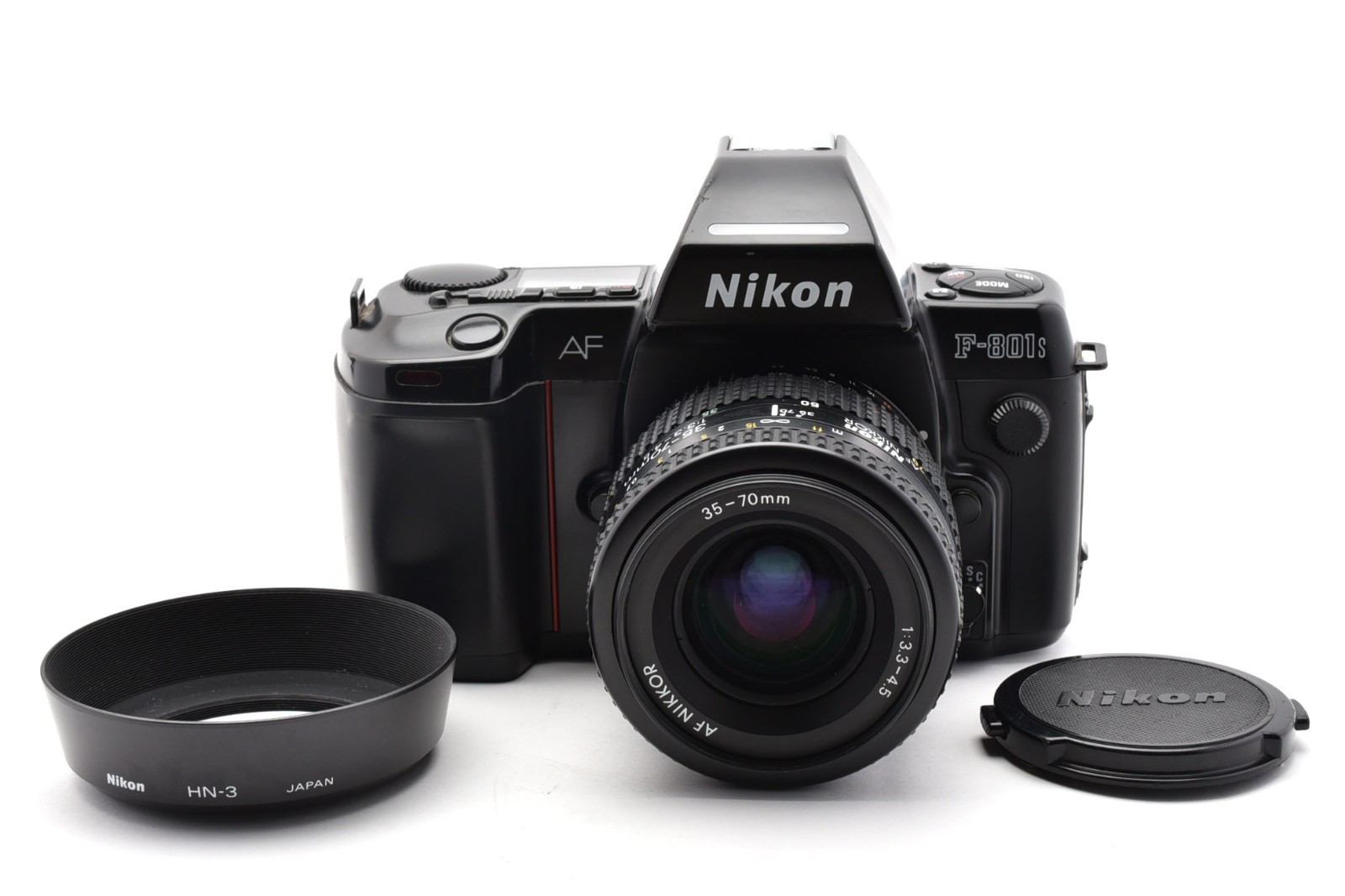 [Exc+5] Nikon F-801S AF NIKKOR 35-70mm F3.3-4.5 35mm Film Camera From JAPAN