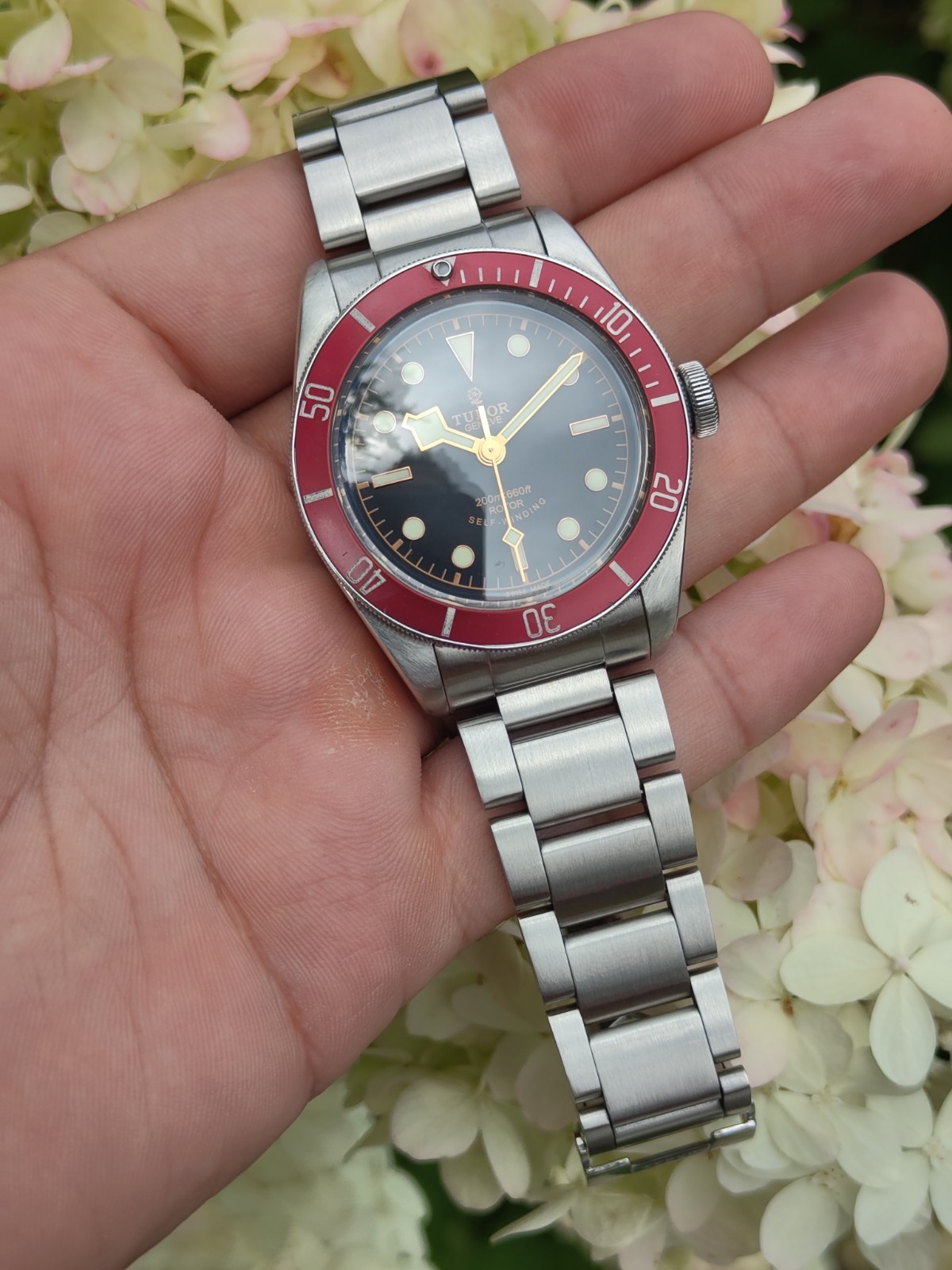 TUDOR Black Bay 41mm Automatic 200m Red Bezel Black Dial Steel TUDOR Black Bay 41mm Automatic 200m Red Bezel Black Dial Steel