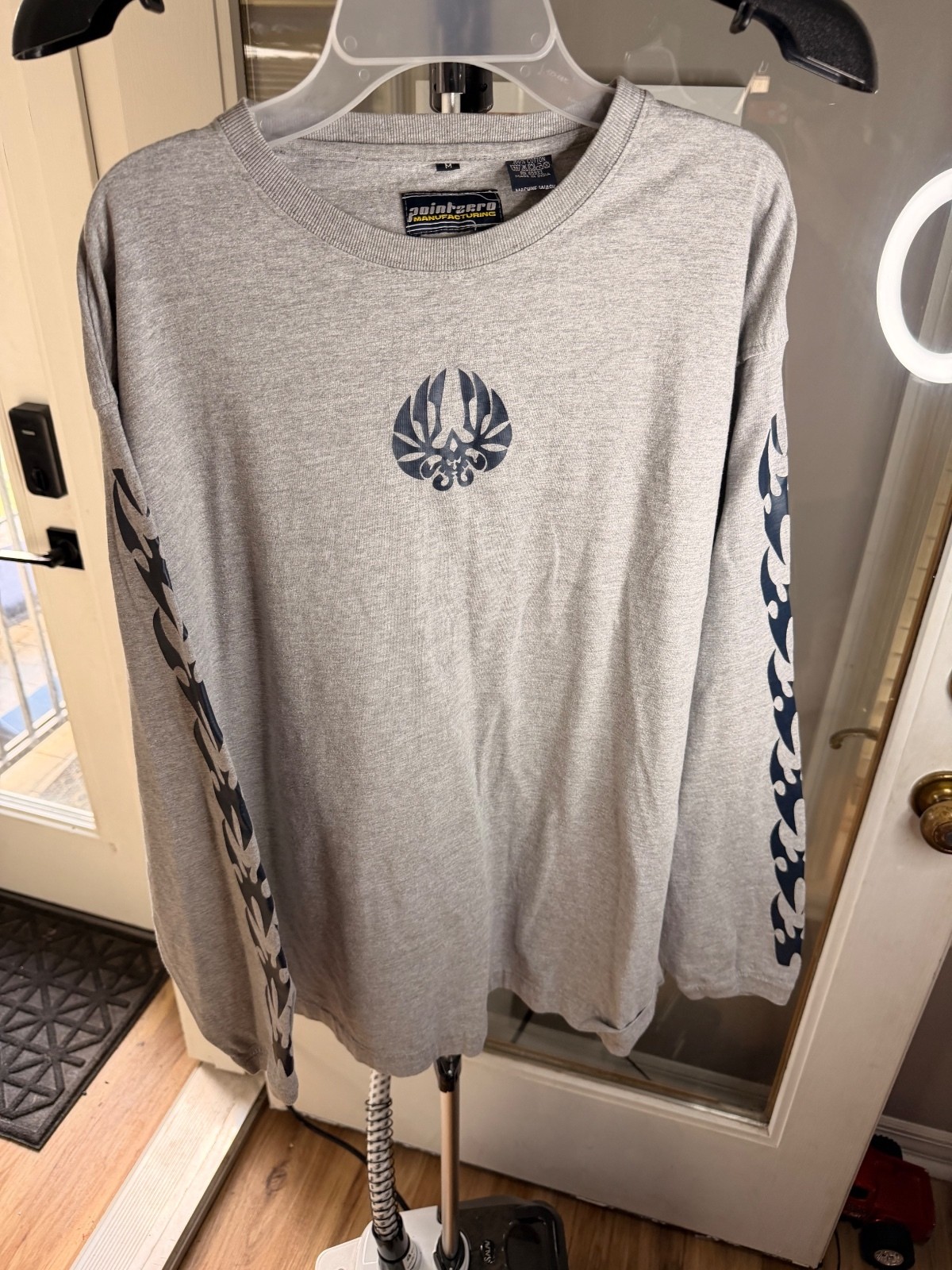 Point Zero Gray Long Sleeve Shirt Point Zero Gray Long Sleeve Shirt
