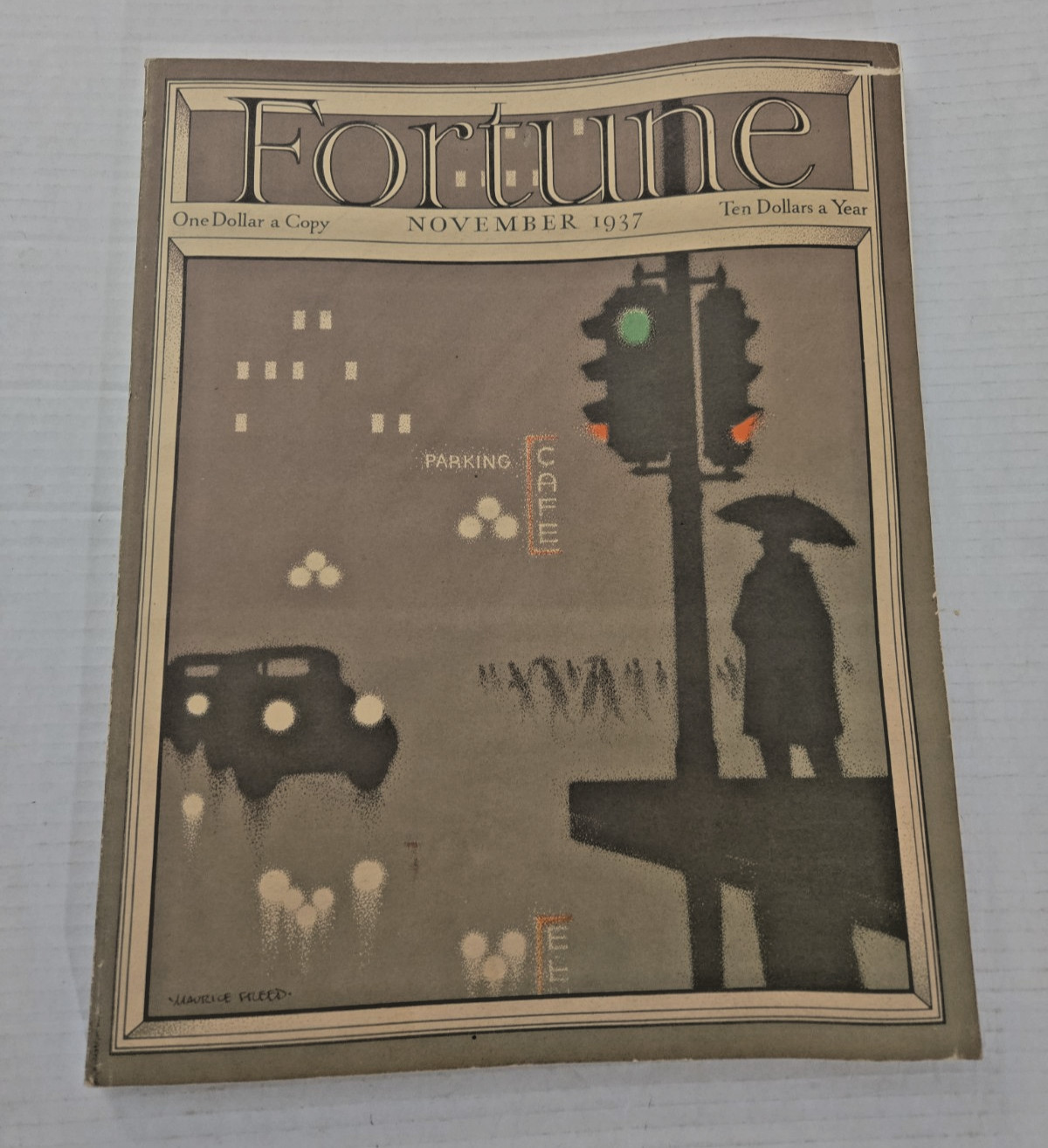 Fortune Magazine 1937 November Great Advertisment  And Articles