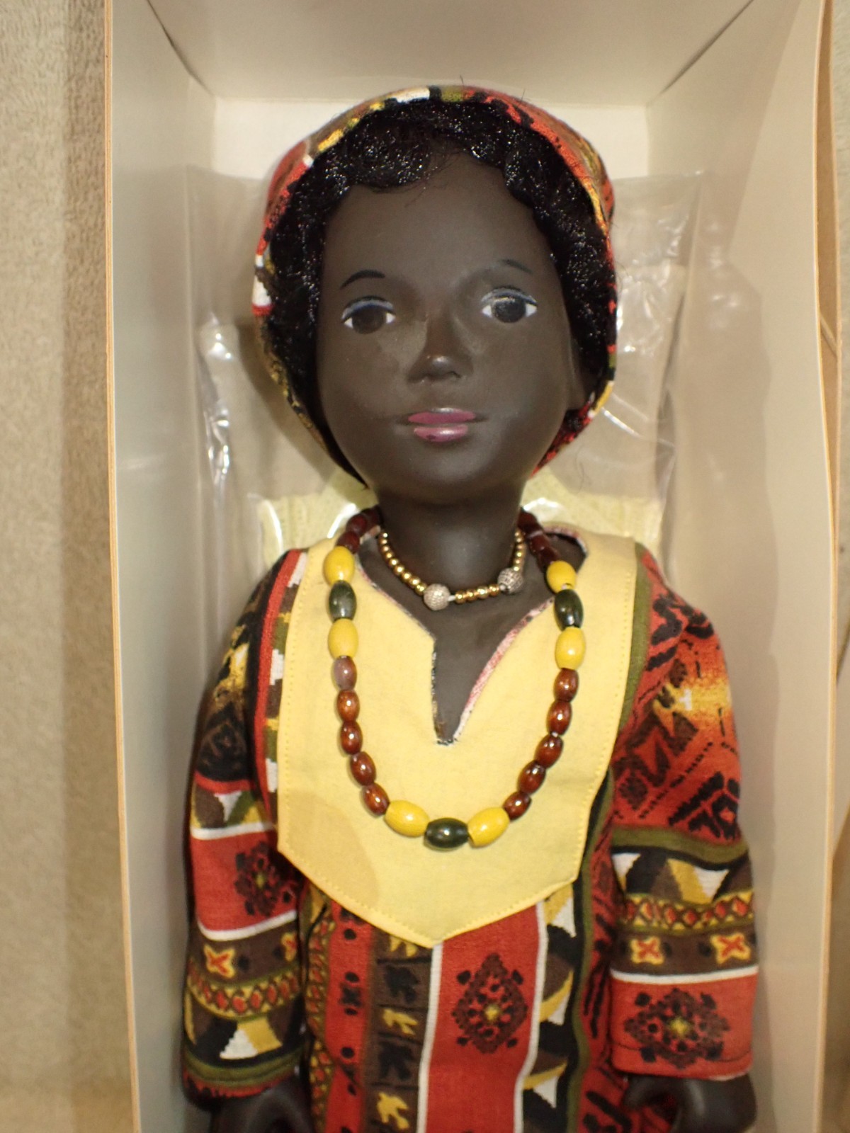 Vintage Caleb Sasha Doll w/ Box in Ethnic Outfit