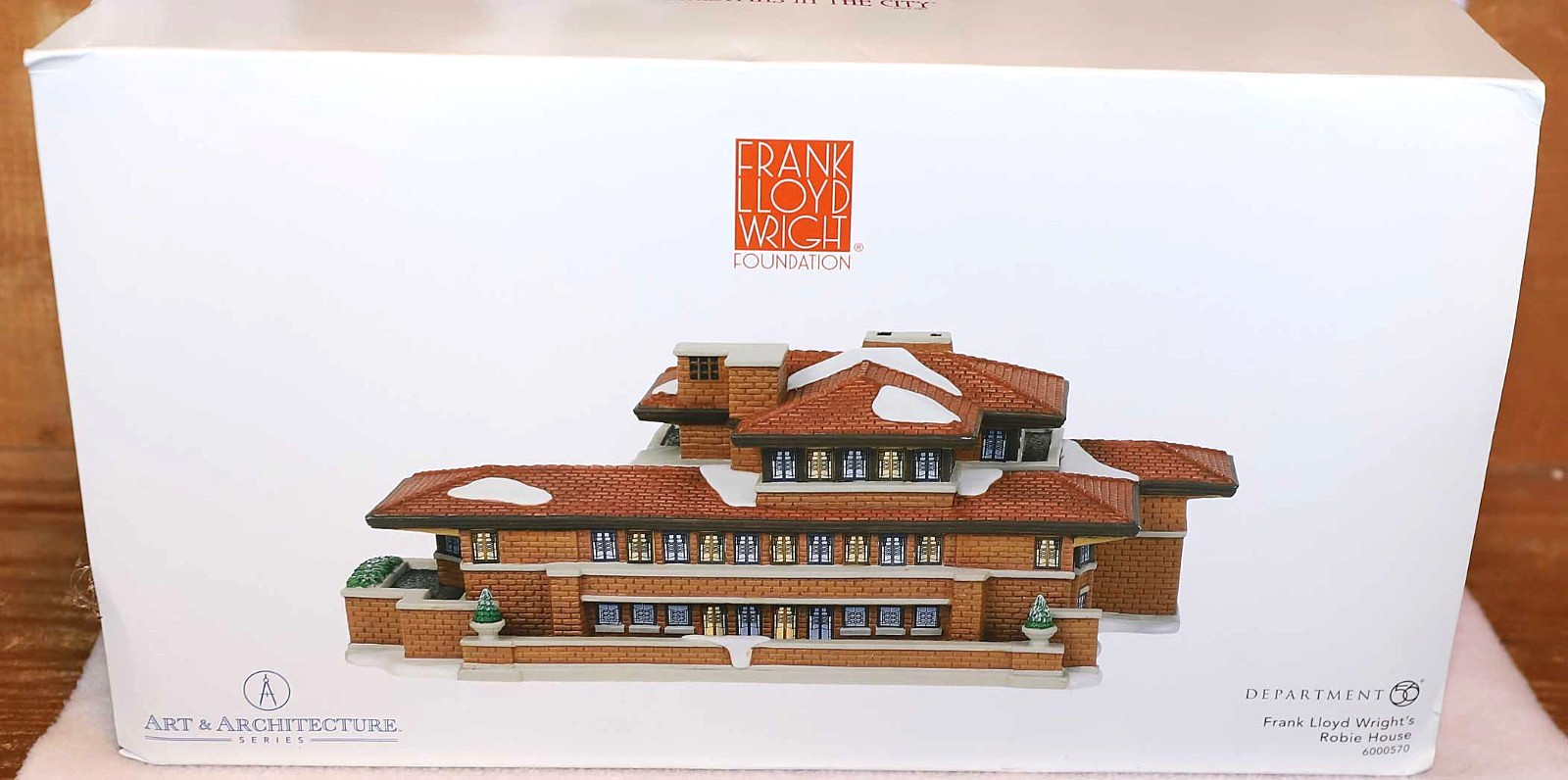 DEPT 56 FRANK LLOYD WRIGHT ROBIE HOUSE ART & ARCHITECTURE VILLAGE 6000570 CIC DEPT 56 FRANK LLOYD WRIGHT ROBIE HOUSE ART & ARCHITECTURE VILLAGE 6000570 CIC