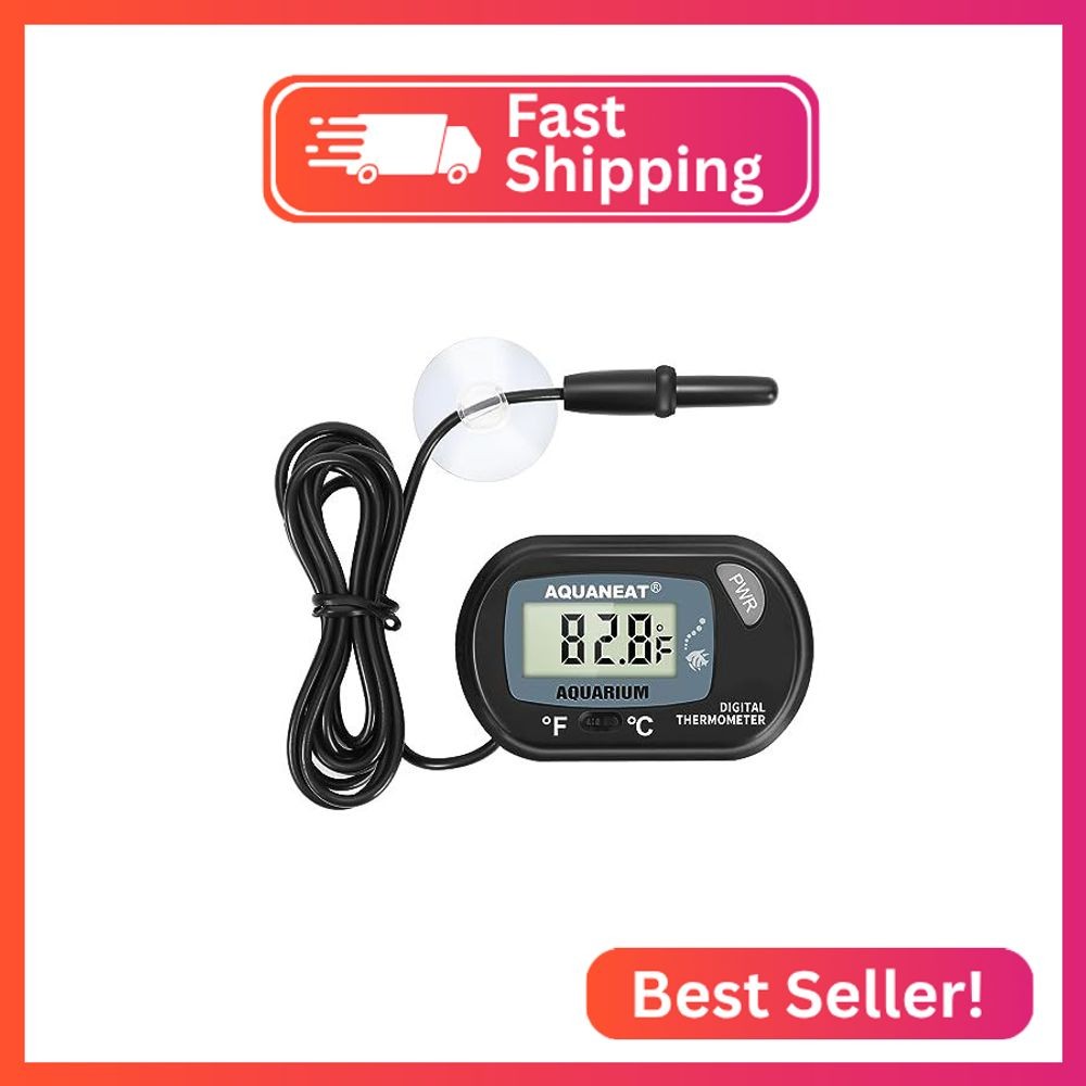AQUANEAT Aquarium Thermometer, Fish Tank Thermometer, Digital Temperature Test, AQUANEAT Aquarium Thermometer, Fish Tank Thermometer, Digital Temperature Test,