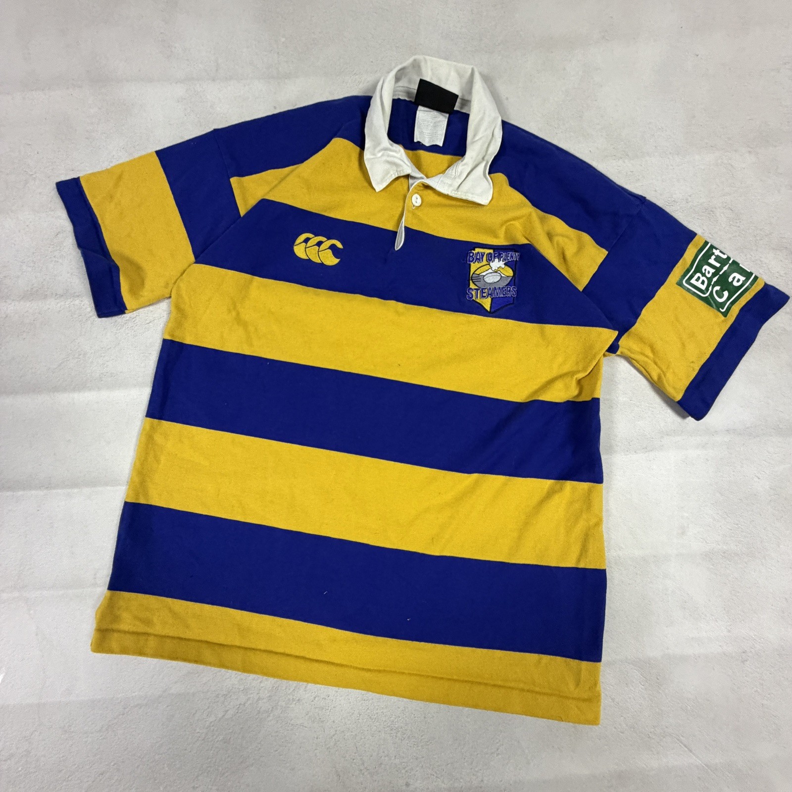 Vintage 1998-2000 Bay of Plenty Steamers Canterbury Rugby Polo Shirt