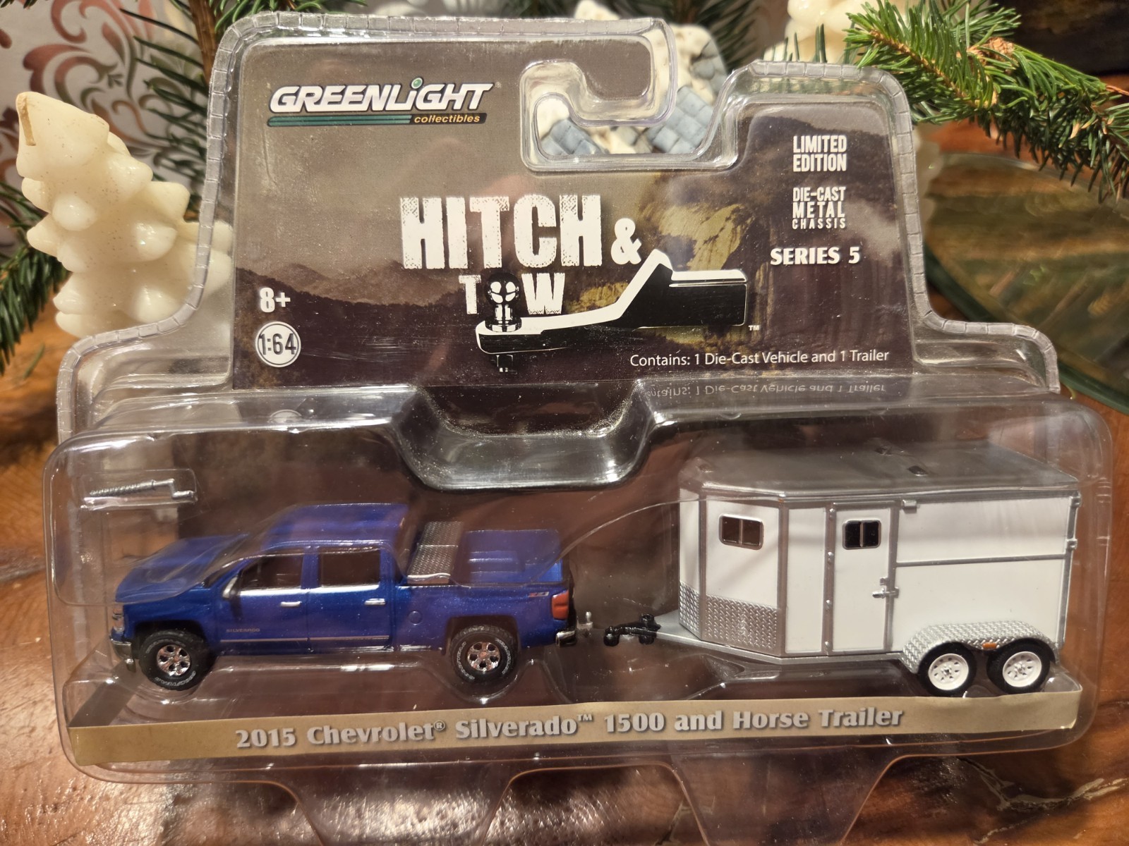 GREENLIGHT HITCH & TOW 69  2015 Chevy Silverado towing horse trailer