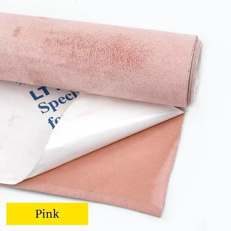 0.8Mm Thick Suede Self-Adhesive Fabric for Car Interior Decoration Stretch Cloth 0.8Mm Thick Suede Self-Adhesive Fabric for Car Interior Decoration Stretch Cloth