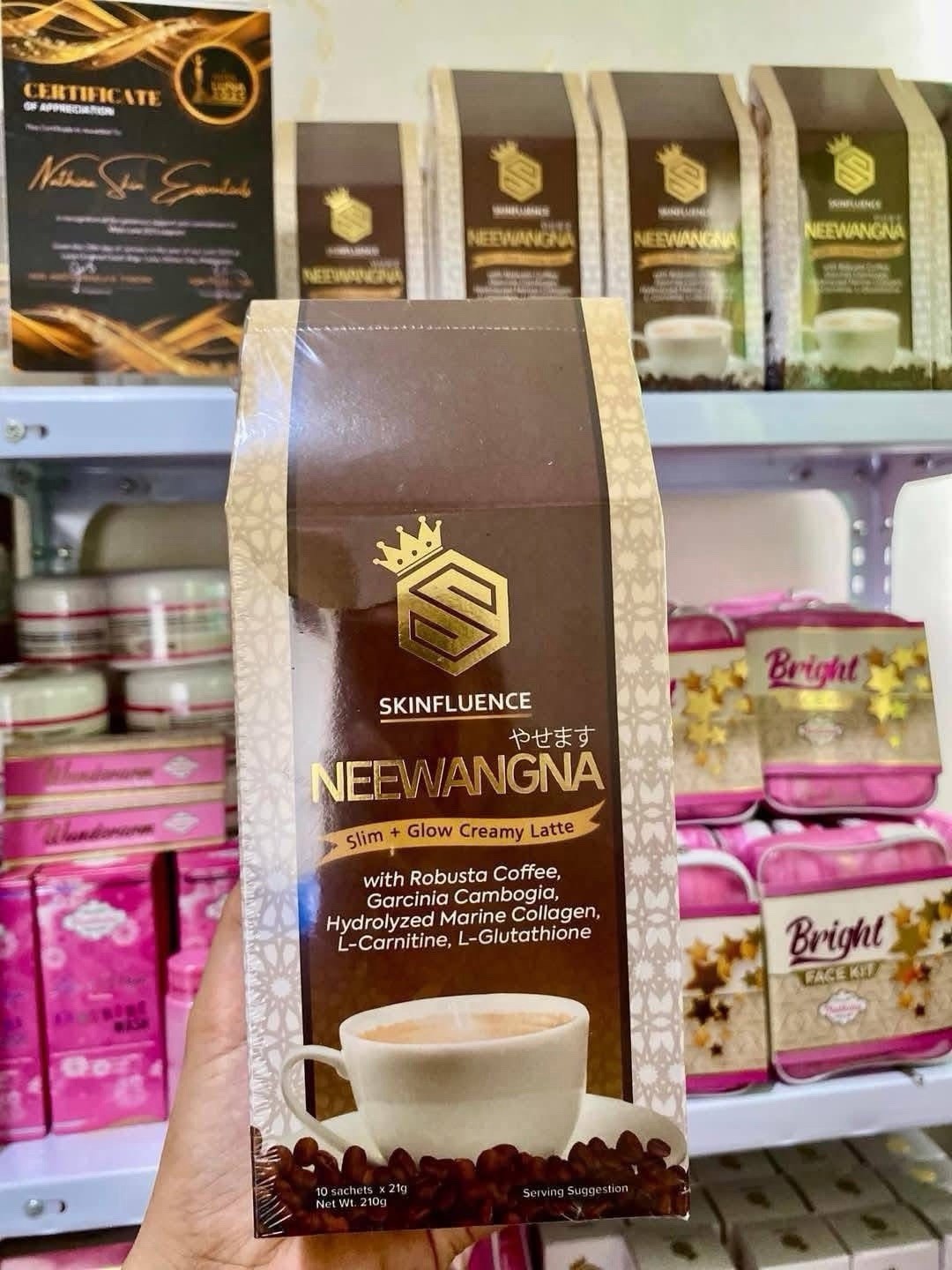 Neewangna Women's Slimming Coffee and Glow Creamy Latte