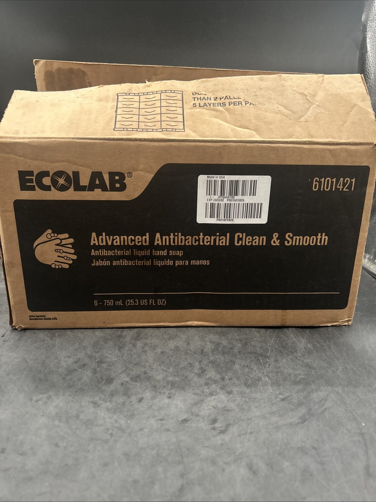 ECOLAB 6101421 - Advanced Antibacterial Clean & Smooth - 750 mL (25.3 US FL OZ)