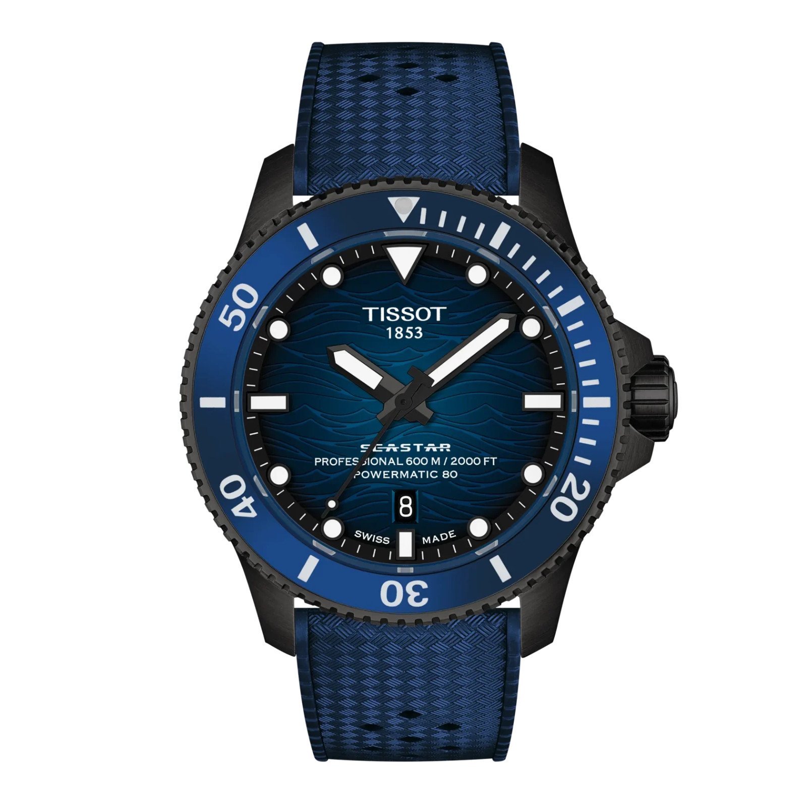 Tissot Seastar 2000 Dark Blue Dial SS 44 MM Watch T120.907.37.041.00