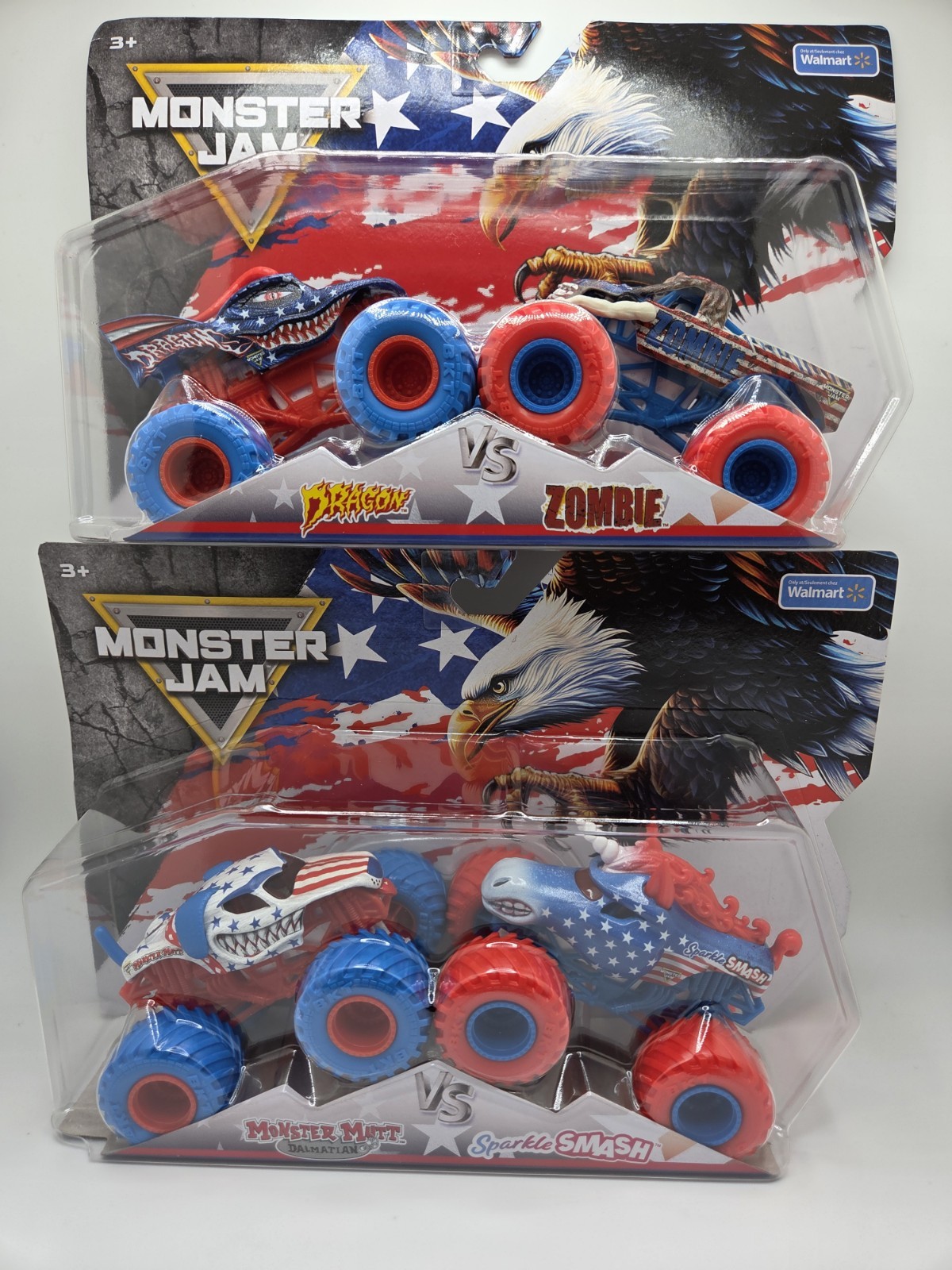 2026 Spin Master Monster Jam Stars and Stripes Series 2 Set of 2 2026 Spin Master Monster Jam Stars and Stripes Series 2 Set of 2