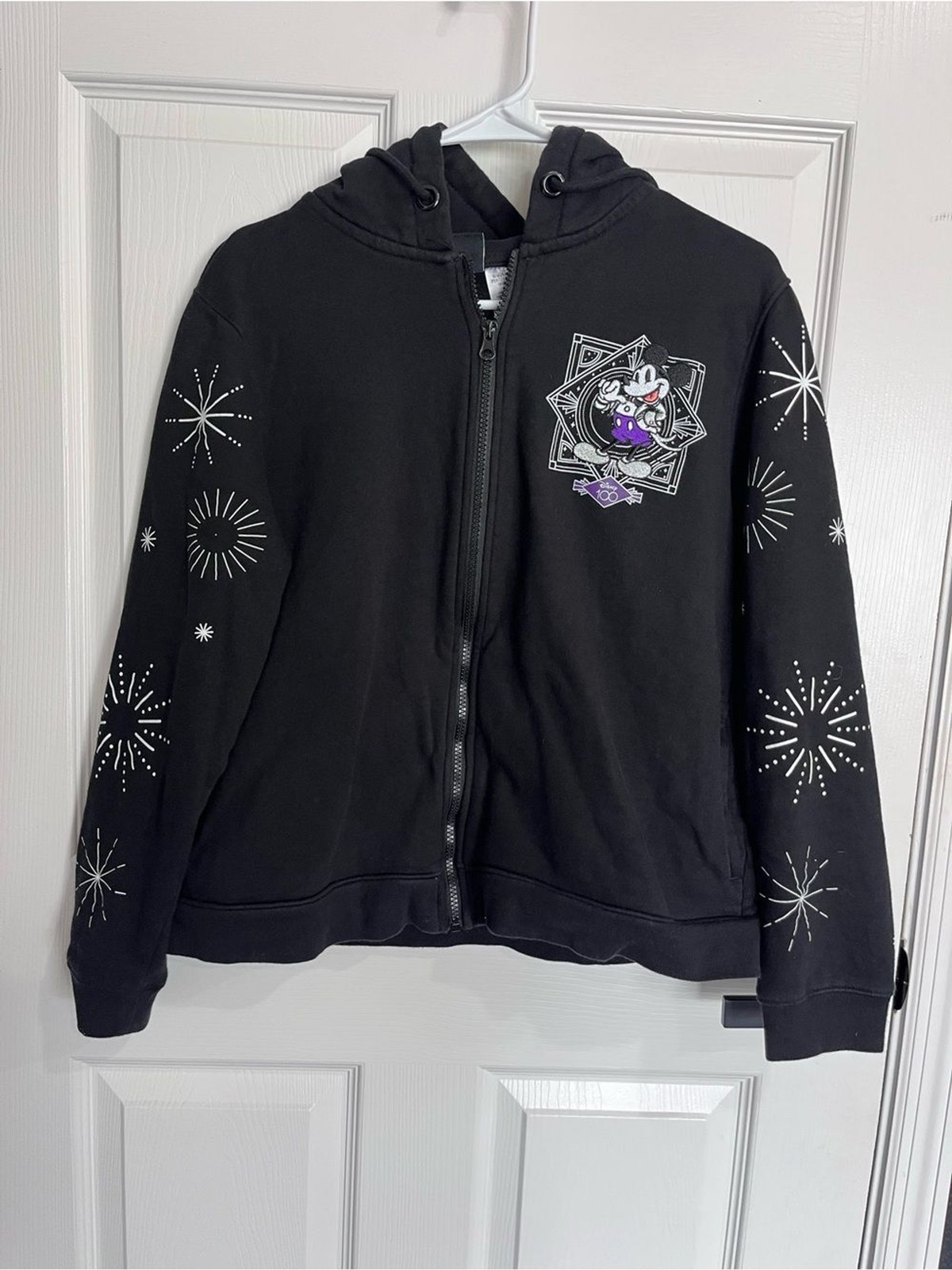 Disney Parks Disney100 Mickey & Friends 100 Years Full Zip Hoodie Women’s L Disney Parks Disney100 Mickey & Friends 100 Years Full Zip Hoodie Women’s L