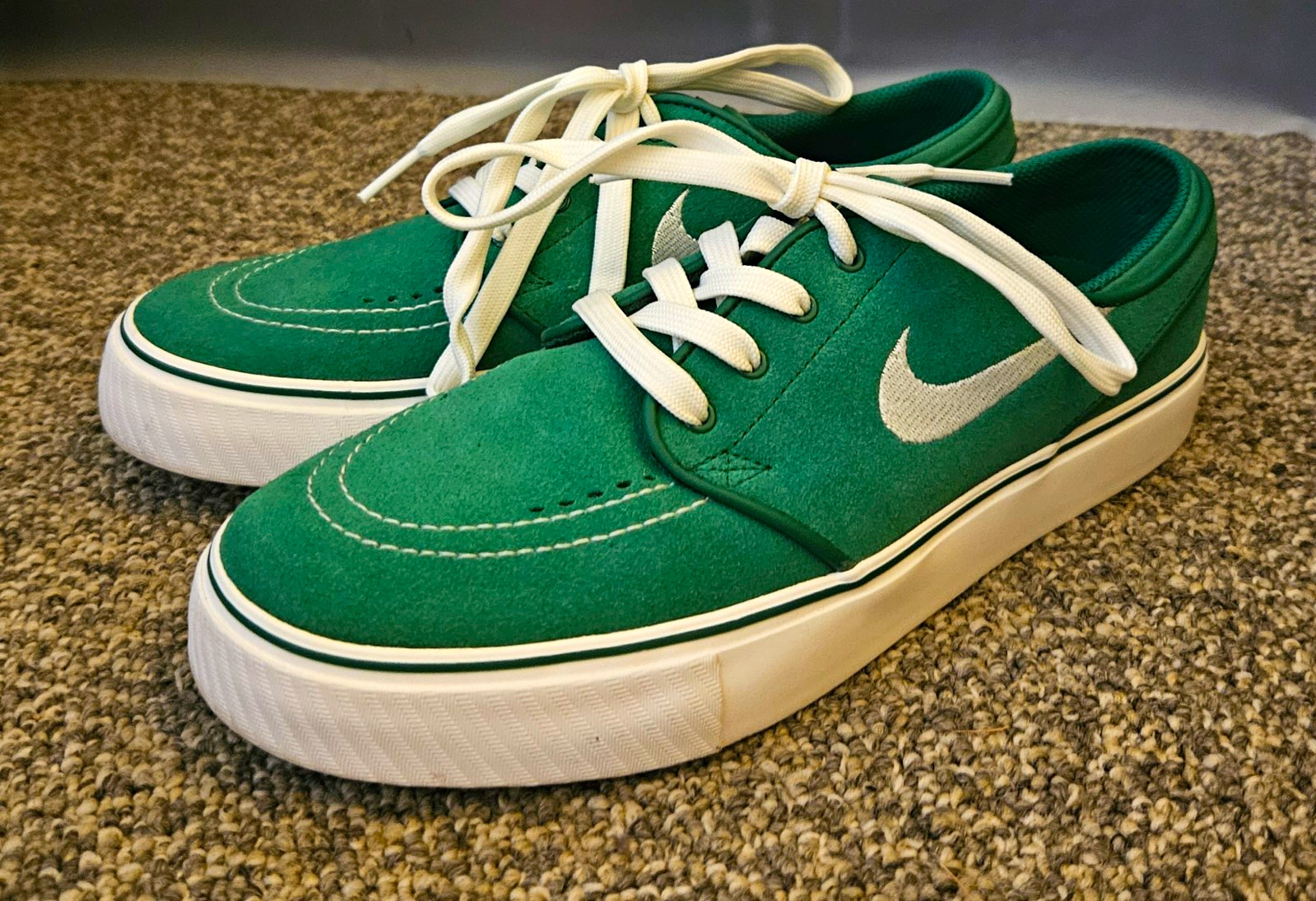 Nike SB Zoom Stefan Janoski Green Skateboarding Shoes US 6.5Y Medium