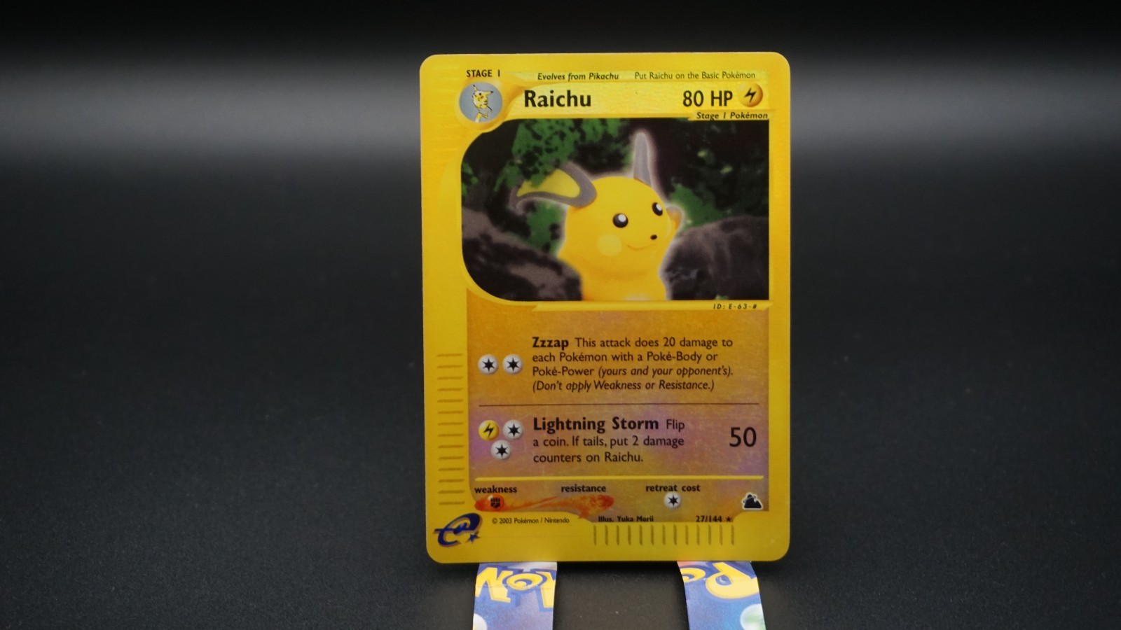 Raichu 27/144 Skyridge Reverse Holo NM- Raichu 27/144 Skyridge Reverse Holo NM-