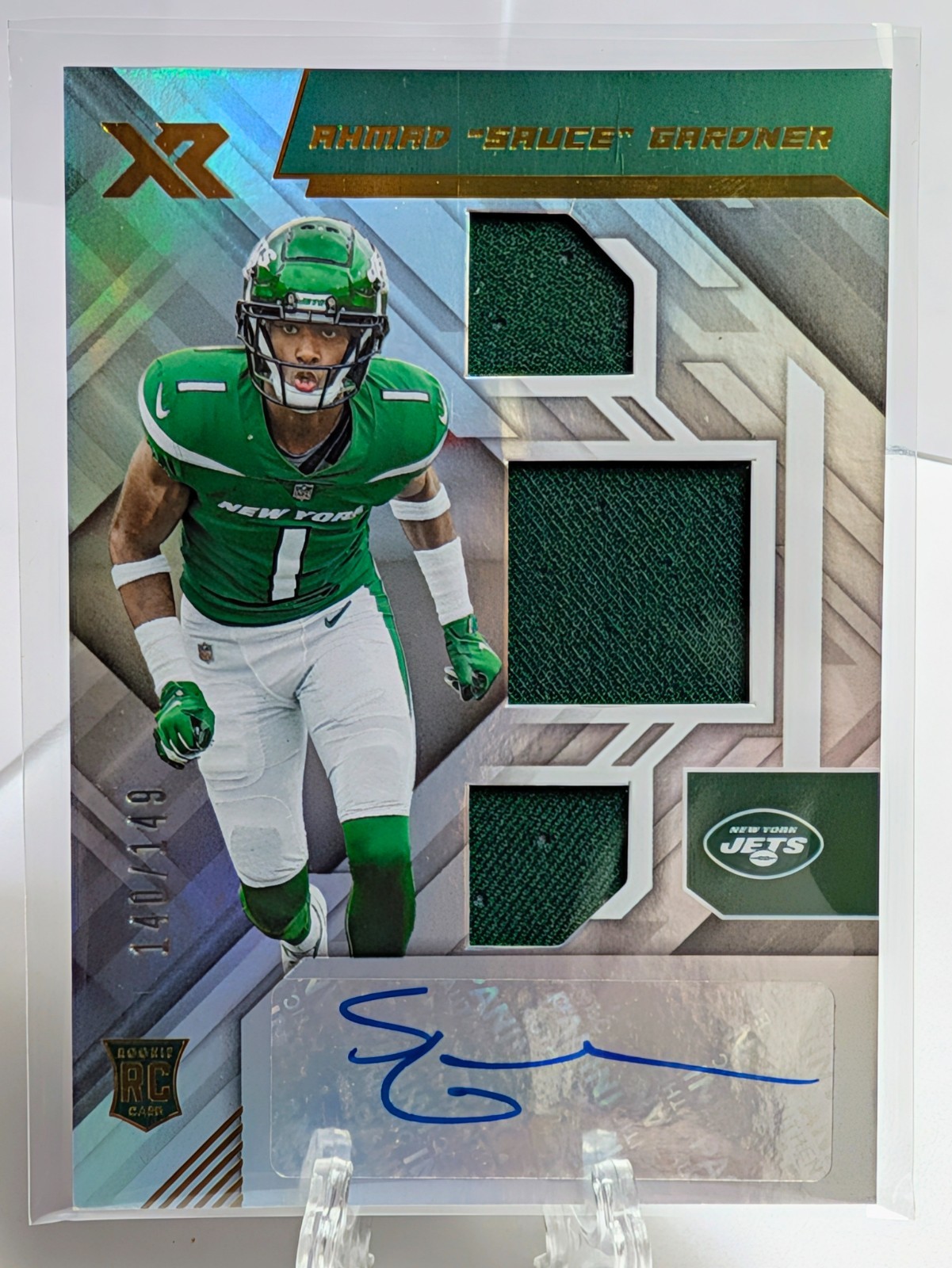 2022 Panini XR - Rookie Triple Swatch Autographs Ahmad \ 2022 Panini XR - Rookie Triple Swatch Autographs Ahmad \