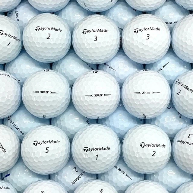 100 TaylorMade TP5 Bulk Lot Used Golf Balls 5A Mint Condition White